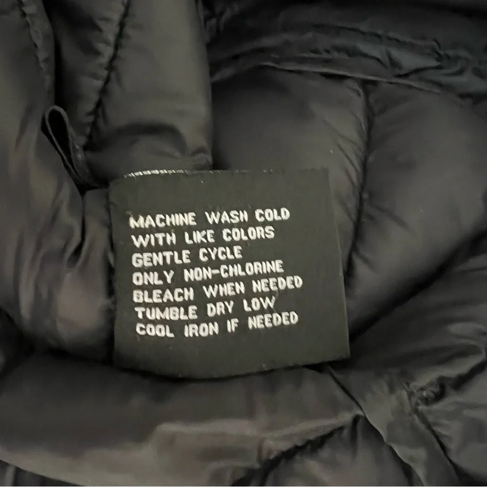 Black Packable Puffer Jacket Women's Sz XL - Picture 7 of 8